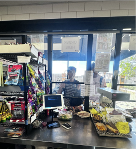 RYAN KONG PREPARES to give his Z's order