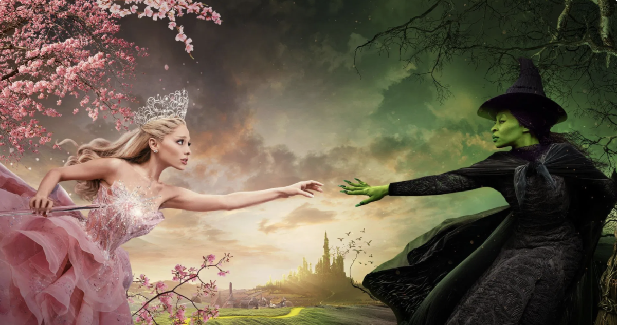 GLINDA THE GOOD AND ELPHABA
display some good old sisterly love