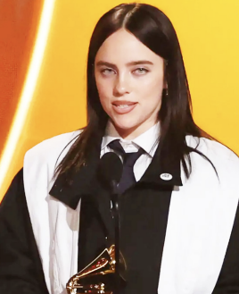 BILLIE EILISH AT the Grammy's