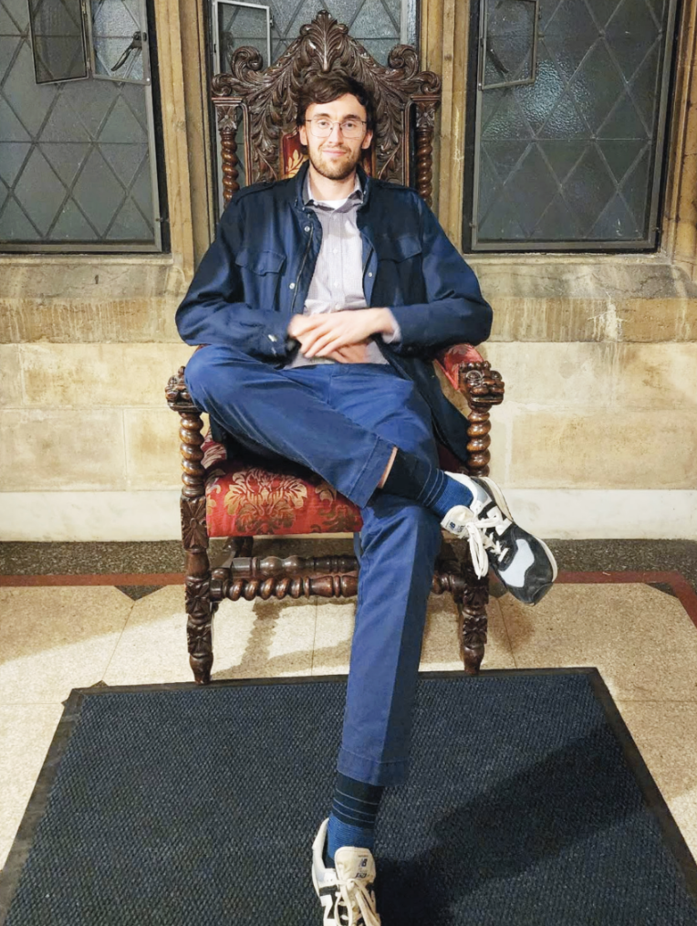 MAGISTER MUTH SITS on his throne