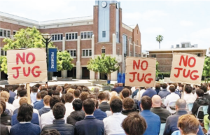 LOYOLA STUDENTS PROTEST against JUG